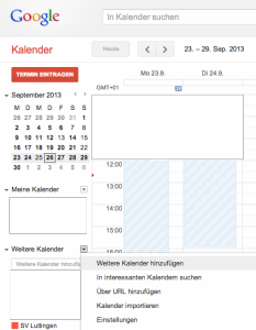 Kalender abonnieren Google 1